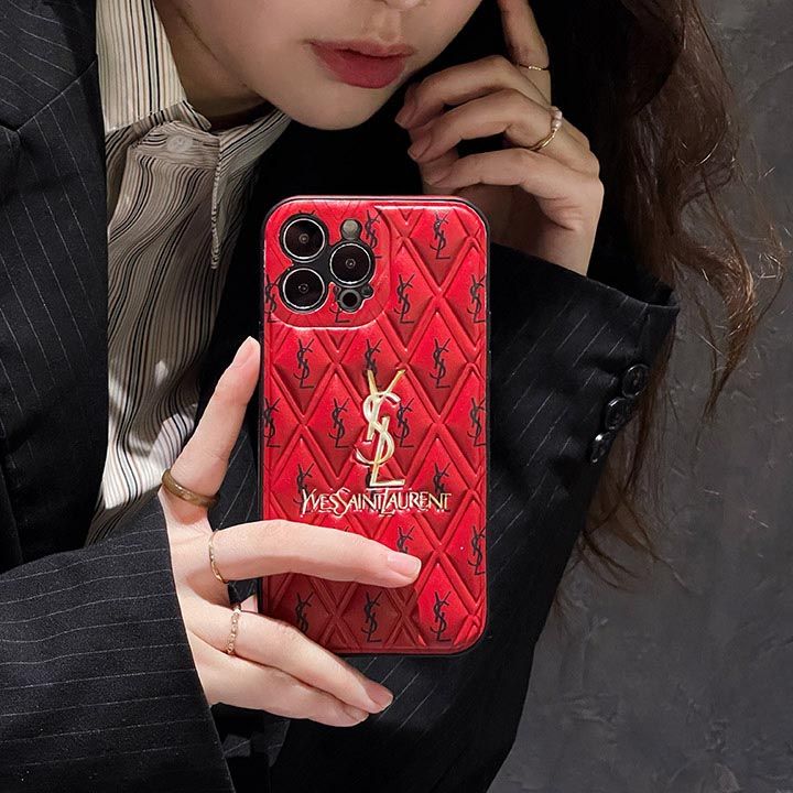サンローラン 立体印花スマホケース