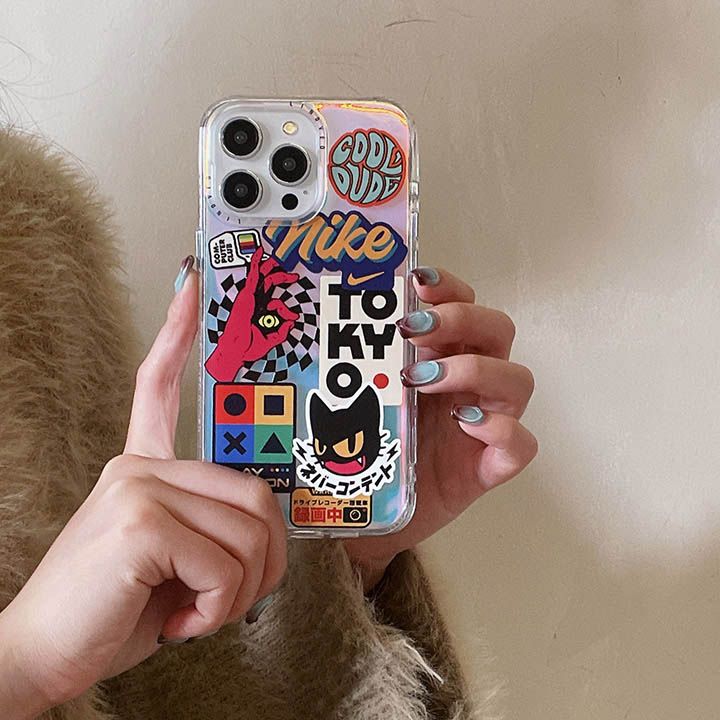 ナイキ iPhone 15 カートゥーン スマホケース