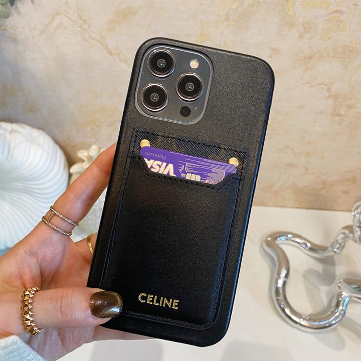 セリーヌ ストラップ付きスマホケース