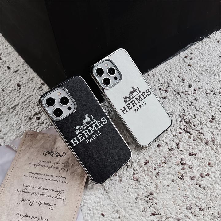エルメスiPhone15ケース電鍍シンプル風