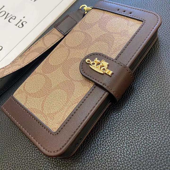 コーチ Galaxy S24 手帳型スマホケース