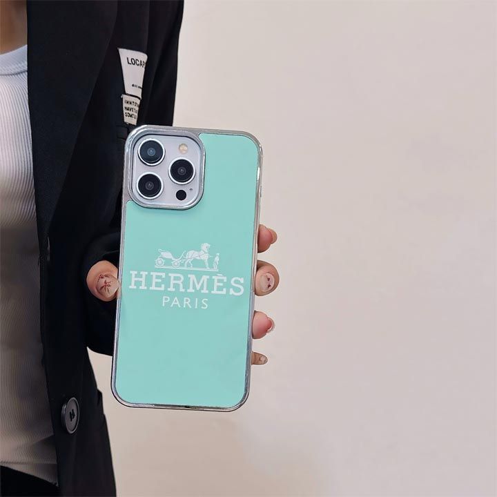 エルメスiPhone15ケース電鍍シンプル風