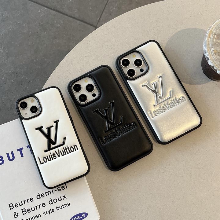 ルイ・ヴィトン エンボスロゴ iPhone15 ケース