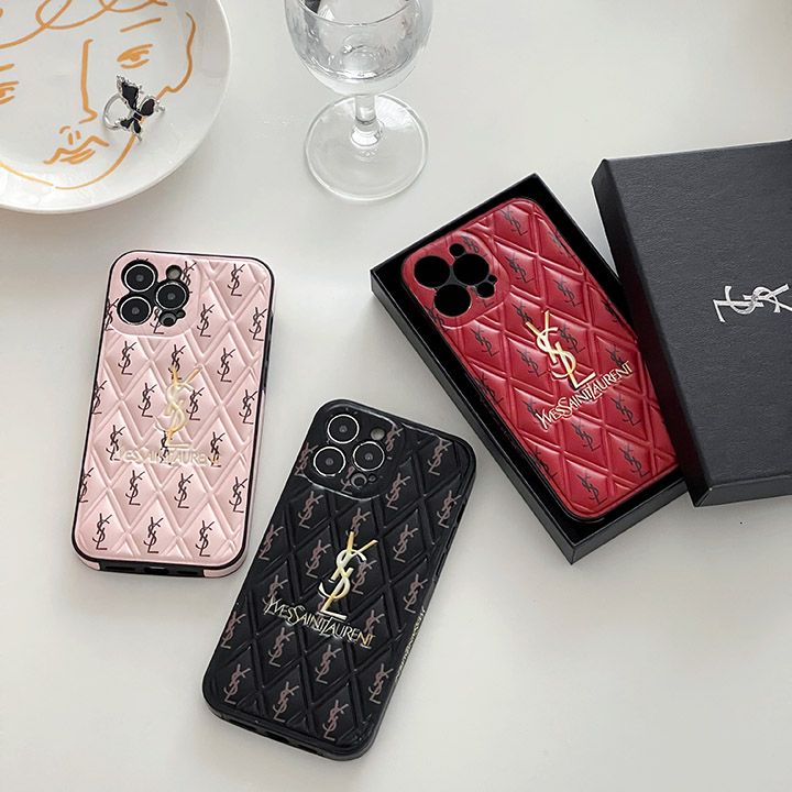 サンローラン 立体印花スマホケース