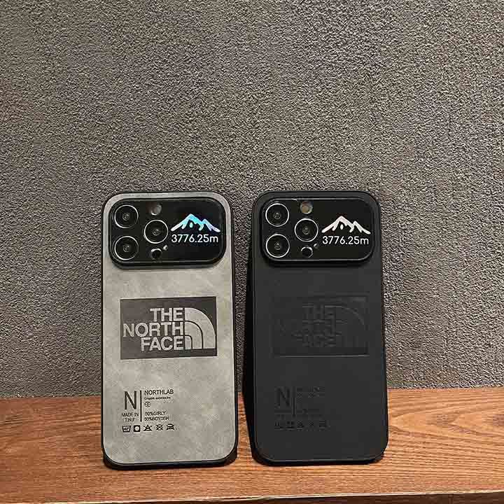 ノースフェイスiPhone16携帯カバーレーザーウィンドウ