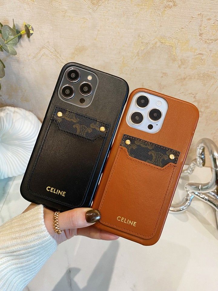 セリーヌ ストラップ付きスマホケース