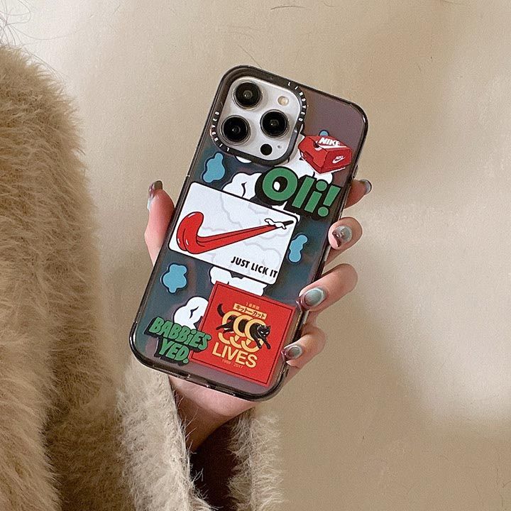 ナイキ iPhone 15 カートゥーン スマホケース