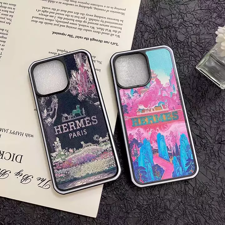 エルメスiPhone15ケースカラフルプリント